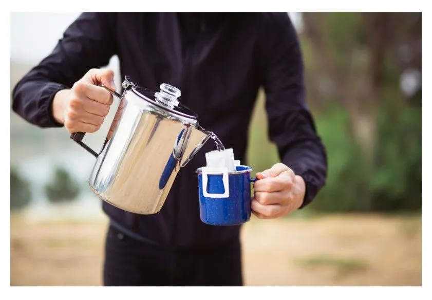 ENAMEL COFFEE MUG - S.S. EDGE